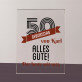 Geburtstag Alles Gute - Acrylblock