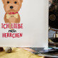 Ich liebe meinen Menschen - personalisiertes Fotoalbum
