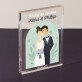 Am Tag der Hochzeit - Acrylblock