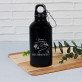 Auf dem Weg - Wasserflasche 0,4l mit Karabinerhaken