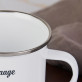 Waage - emaillierter Becher