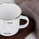 Waage - emaillierter Becher
