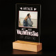 Valentinstag ist jeden Tag - Druck auf Acrylglas mit LED Beleuchtung