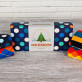 Frohe Weihnachten 2 - Happy Socks - Dots - Socken 4 Pack für Herren
