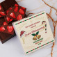 Frohes neues Jahr - Schokolade mit Erdbeeren