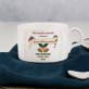 Frohes neues Jahr - Tasse mit Untertasse
