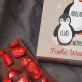 Frohe Weihnachten Pinguine - Schokolade mit Erdbeeren