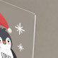 Frohe Weihnachten Pinguine - Druck auf Acrylglas