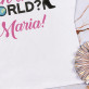 Who run the world - T-Shirt mit Aufdruck für Damen