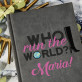 Who run the world - Notizbuch A5 mit Aufdruck