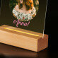 Who run the world - Druck auf Acrylglas mit LED Beleuchtung