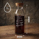 Wine is the answer - Karaffe mit Gravur