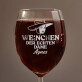 Weinchen der echten Dame - Weinglas mit Gravur