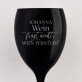 Wein versteht - Weinglas mit Gravur