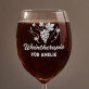 Weintherapie - Weinglas mit Gravur