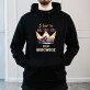Meister der bergwege - Schwarzer Kapuzenpullover für Herren