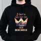 Meister der bergwege - Schwarzer Kapuzenpullover für Herren