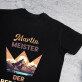 Meister der Bergwege - Schwarzes T-Shirt für Herren