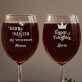 Herr & Queen - zwei Weingläser mit Gravur