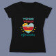 Wonder woman - Schwarzes T-Shirt für Damen