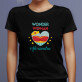 Wonder woman - Schwarzes T-Shirt für Damen
