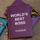 World`s best boss - Notizbuch A5 mit Aufdruck