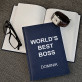 World`s best boss - Notizbuch A5 mit Aufdruck