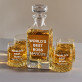 World`s best boss - Whiskykaraffe und Whiskygläser - Set mit Gravur