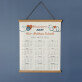 Wunderbarer Arzt - Poster-Kalender mit Holzleisten