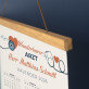 Wunderbarer Arzt - Poster-Kalender mit Holzleisten
