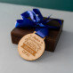 Hervorragender bauer, bester opa - Holzmedaille
