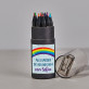Alle Farben des Regenbogens - 12-Buntstifte Set in Dose