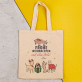 Frohe Weihnachten und alles Gute - Baumwolltasche mit Aufdruck