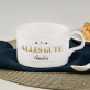 Alles Gute - Tasse mit Untertasse
