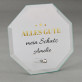 Alles Gute mein Schatz - Glastrophäe mit Aufdruck