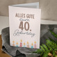 Alles Gute zum Geburtstag - Glückwunschkarte