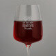 Müde - Weinglas 600 ml