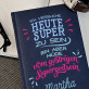 Müde - Notizbuch A5 mit Aufdruck