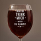 Trink mich - Weinglas mit Gravur