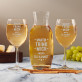 Trink mich - Weinkaraffe und zwei Weingläser - Set mit Gravur
