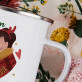 Nur mit dir - Emaillierter Becher