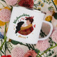 Nur mit dir - Emaillierter Becher