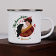 Nur mit dir - Emaillierter Becher