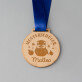 Musterschüler - Holzmedaille