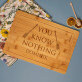 You Know Nothing - Schneidebrett mit Gravur
