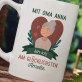 Mit Oma - personalisierte Tasse