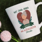 Mit Oma - personalisierte Tasse