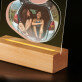 Mit Schwester ist es am besten! - Druck auf Acrylglas mit LED Beleuchtung