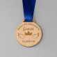 Danke für engelhafte geduld - Holzmedaille