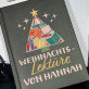 Weihnachtslektüre - Notizbuch A5 mit Aufdruck